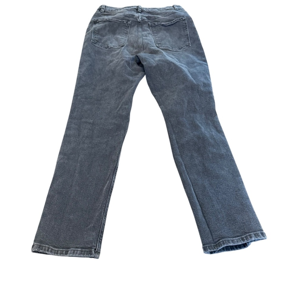 We the Free Faded Black Straight Leg Jeans with Distressed Details size 30 - Picture 2 of 8
